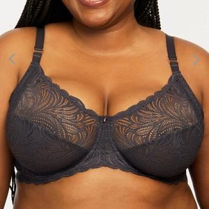 NWT Montelle Muse London Fog Lace Underwire bra 40D